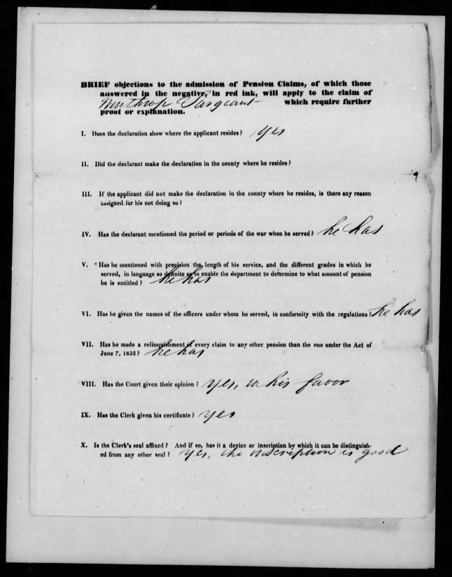 fold3 page_14 winthrop sargent revolutionary war pension and bountyland warrant application files-1