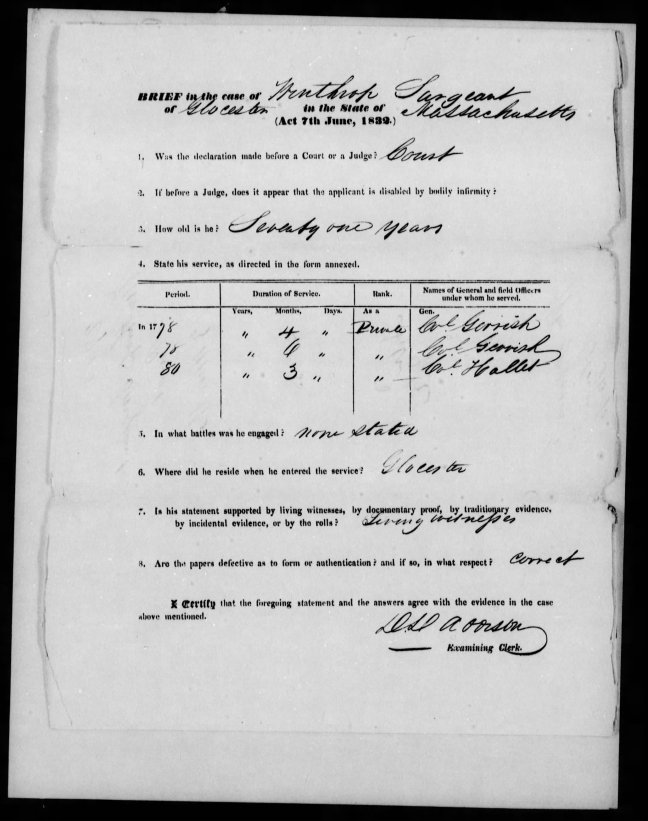 fold3 page_4 winthrop sargent revolutionary war pension and bountyland warrant application files-1