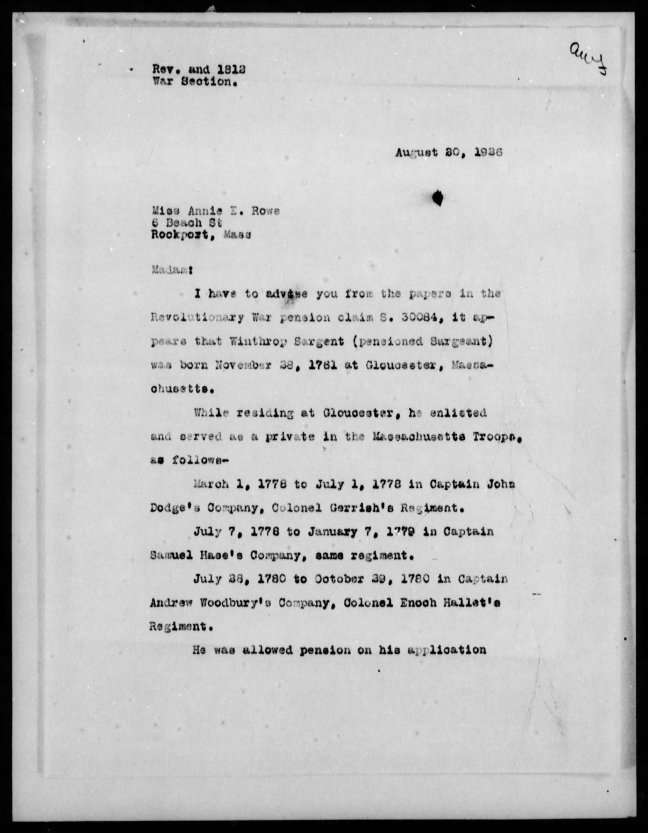 fold3 page_9 winthrop sargent revolutionary war pension and bountyland warrant application files-1