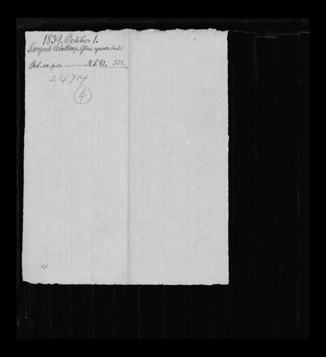 pg 12 winthrop sargent essex county, ma, 24714 probate file papers 1839