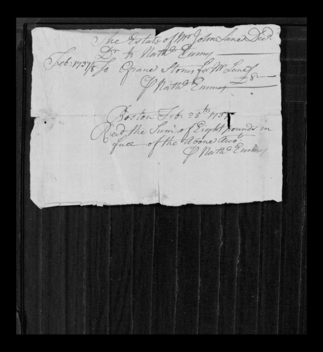 pg 28 john lane 16318 essex county, ma, probate file papers 1738