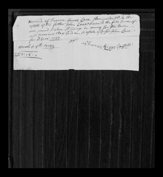pg 36 john lane 16318 essex county, ma, probate file papers 1738