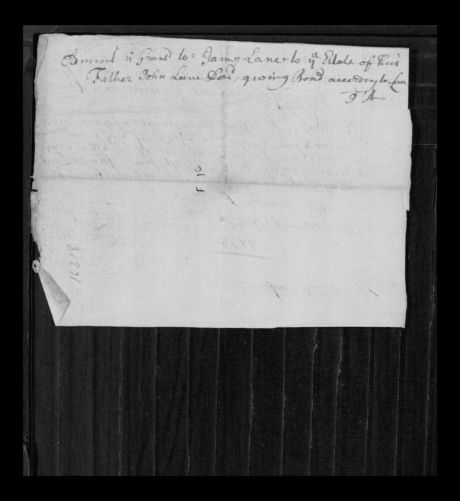 pg 42 john lane 16318 essex county, ma, probate file papers 1738
