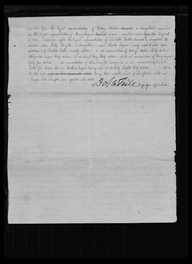 pg 52 winthrop sargent essex county, ma, 24714 probate file papers 1839
