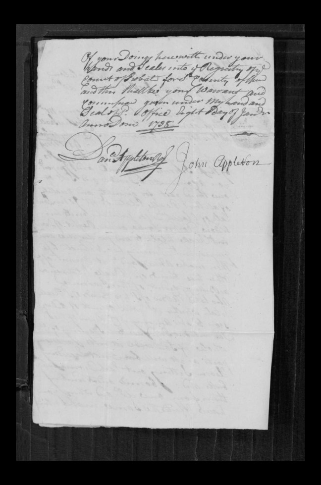 pg 70 john lane 16318 essex county, ma, probate file papers 1738
